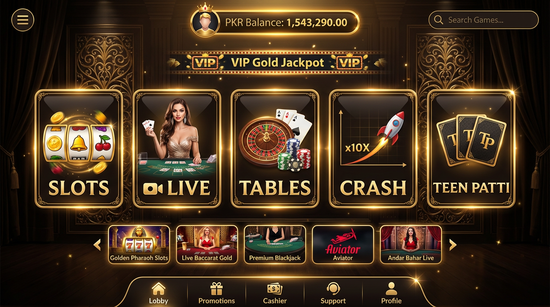 Main screen of WC99 casino page for PK players